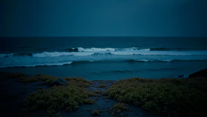 10 Horas de Olas Nocturnas | Ruido Blanco del Mar | Sonidos para Dormir | Alivio del Estrés | Meditación | Sonidos Naturales