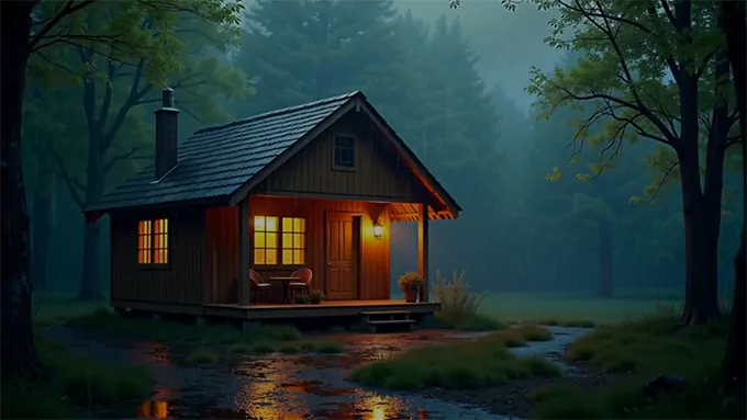Sonidos de Lluvia Nocturna | 10 Horas de Ruido Blanco | Música para Dormir Profundamente | Sonidos Naturales para Meditación