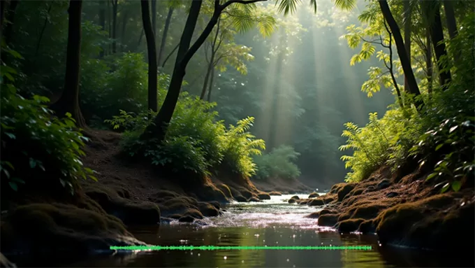 10 Horas Sonidos del Bosque - Arroyos y Cantos de Pájaros | Ruido Blanco Natural | Música para Dormir y Meditar | Sonidos Relajantes